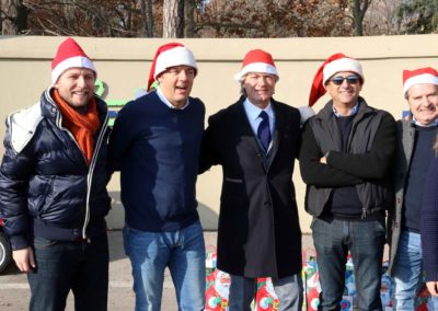 Natale al Meyer con Matteo Renzi, Carlo Conti e Giancarlo Antognoni 2013
