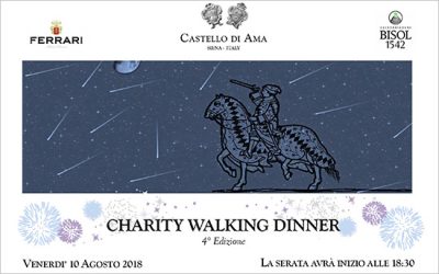 10 agosto 2018 – Cena di beneficenza al Castello di Ama
