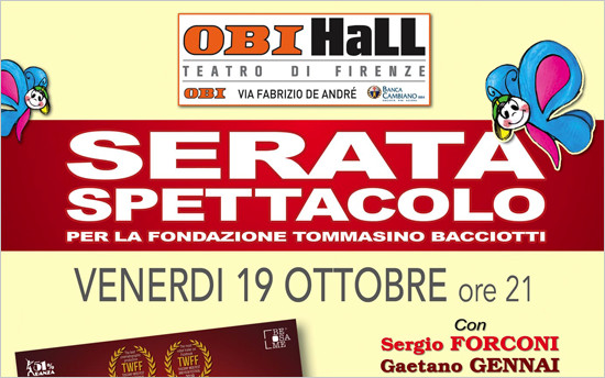 19 ottobre – Serata Spettacolo