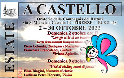 Ottobre 2022 Sogni di fine estate a Castello