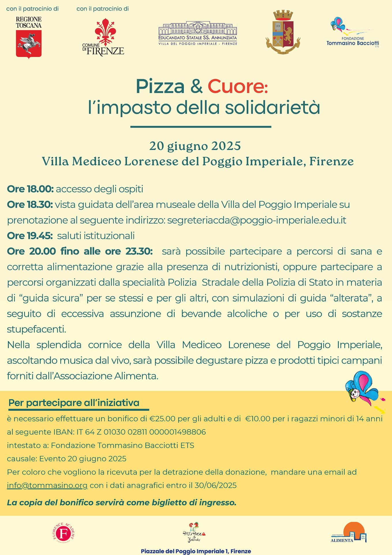 20 giugno 2025 Pizza e Cuore impasto della solidarietà Fondazione Tommasino Bacciotti 1 20 giugno 2025 Pizza e Cuore impasto della solidarietà Fondazione Tommasino Bacciotti
