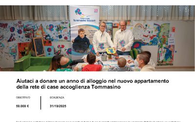 Raccolta Fondi Fondazione Tommasino Bacciotti ETS – For Funding di Intesa San Paolo