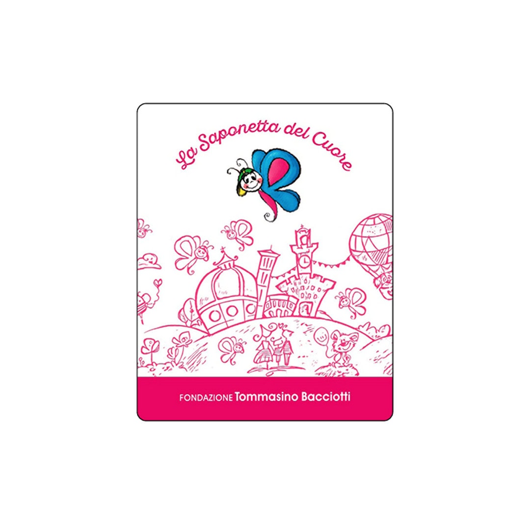 Saponetta del cuore rosa Fondazione Tommasino Bacciotti